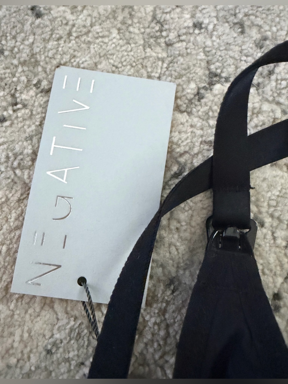 Negative Black Silky Nursing Bra. Size 2. See photos for sizing info. NWT. - Picture 4 of 7